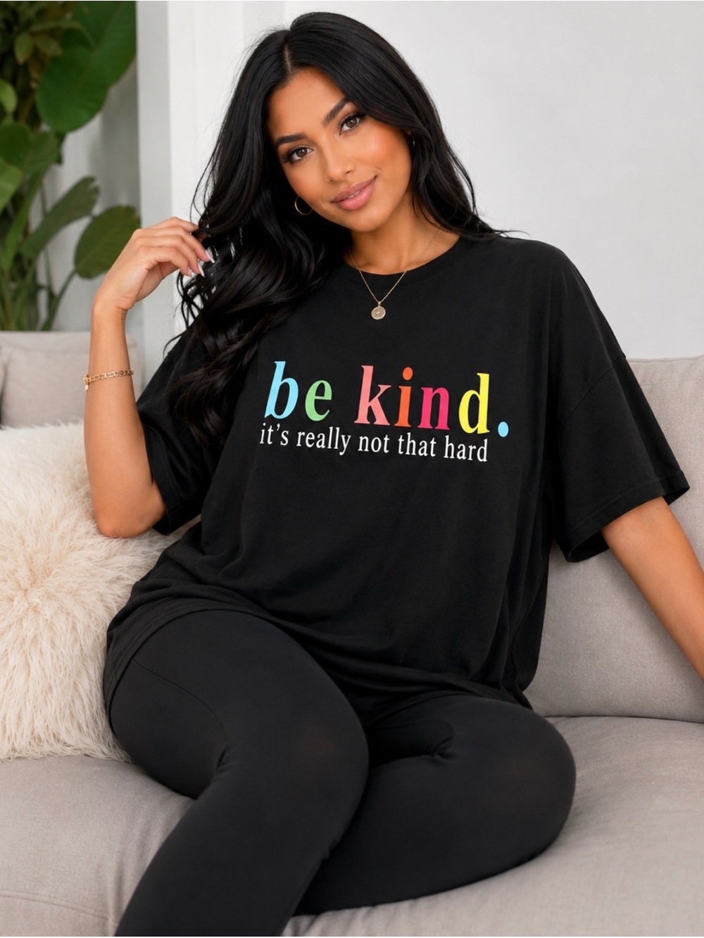RESTOCKED - Be Kind Oversized Graphic Tee